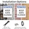 Signmission Keep Gate Closed, 12 in W x Rectangle, Plastic OS-2PACK-NS-P-1218-V-13810 - alternate 4
